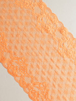 bright orange stretch lace for bra making