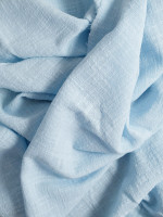 light blue linen cotton fabric