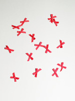 grosgrain bra bows red