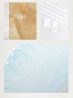 Ice Flower Lace Cup Bra Kit