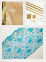 Blue Lagoon Lace Cup Bra Kit
