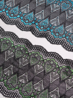 Colourful bra laces for bra making and bra kits