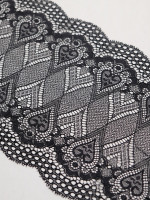 Rendezvous Black 18cm Stretch Laces