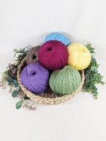 luxury pure wool large yarn balls