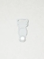 White Suspender Clips