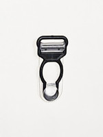 Clear Black Plastic Suspender Clips