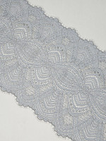 light grey eyelash stretch lace for bra making