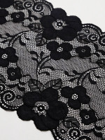 Summer Bloom Black Stretch Bra Lace