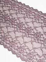 very wide burgundy purple bra lace for sale