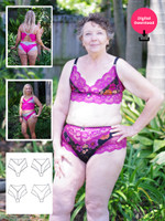 Amelia Briefs Curves Pattern