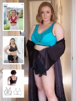 full bust size sewing wire free bra pattern