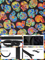 Day of the Dead Sports Bra Kit