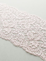 Dusty Rose Galloon 12cm Rigid Lace