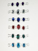 Rhinestone Coloured Bikini Connectors