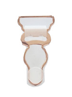Vintage Clear Rose Gold Suspender Clips