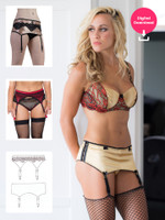 Vintage Suspender Belt Digital Pattern