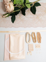 nude and gold bra kit