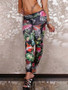 Flower Tattoo Colourful Leggings