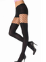 Spandex Opaque Pantyhose with Diamond Net Top Leg Avenue 7875