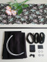 black floral lace bra kit