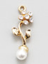 diamonte and pearl bra drop charm