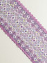 purple multi-coloured stretch bra laces