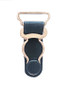 Vintage Black Rose Gold Suspender Clips