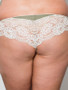 Triangle Insert Lace Leg String Curves Pattern
