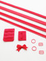 Red Add Kit bra findings