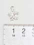 Silver Snowflake Bra Charm