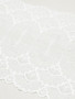 Fan White 18cm Stretch Lace