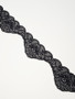 black galloon bra lace for camisoles and slips