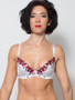 Red Daisies Wired Bra