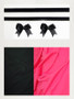 Neon Coral Black Briefs Kit