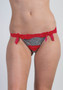 Sequin g-string in red