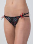 Diamonte Mesh g-string Red