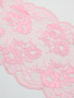 Coral Pink Floral 20.5cm Stretch Lace
