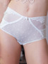 White Blend High Waisted Knickers