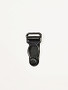 Black Plastic Suspender Clips