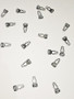 clear and black suspender belt clips