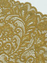 Dark gold stretch lace