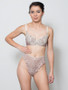 Peta high cut lace knickers and bandeau pattern