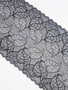 black leaf design bra lace