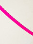 neon pink facing elastic