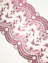Shimmery Raspberry 25cm Rigid Lace