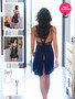 Calypso Backless Slip Digital Pattern