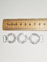 Rhinestone Circular Bikini Connectors