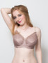 Boo3 Bra in Coffee Embroidered 25cm Rigid Lace