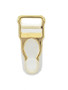 Clear Gold Suspender Clips
