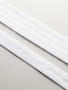 Plush back White Hook and Eye Tape